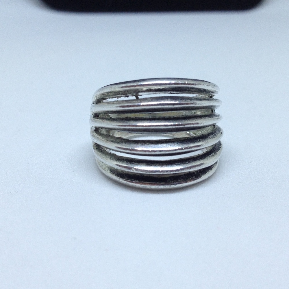 Silver Statement Ring - image 1